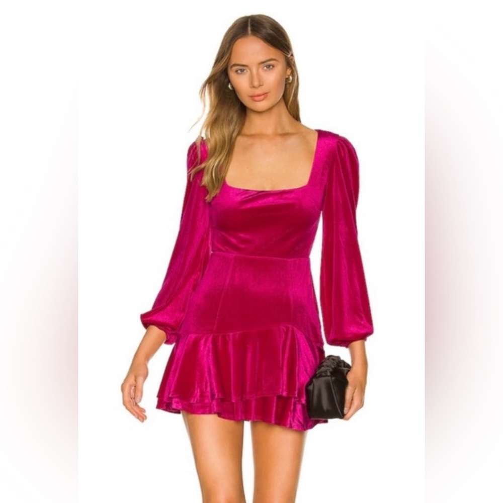 YUMI KIM/ REVOLVE Sassy Velvet Mini Dress. Size XXS FITS 0-2